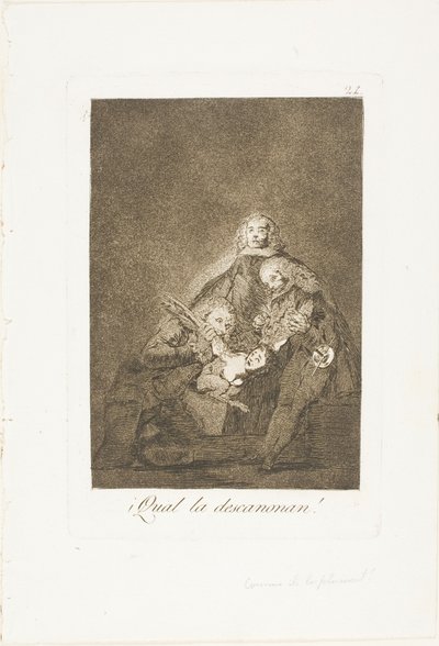 ロス カプリチョスのプレート 21 作： Francisco Jose de Goya y Lucientes