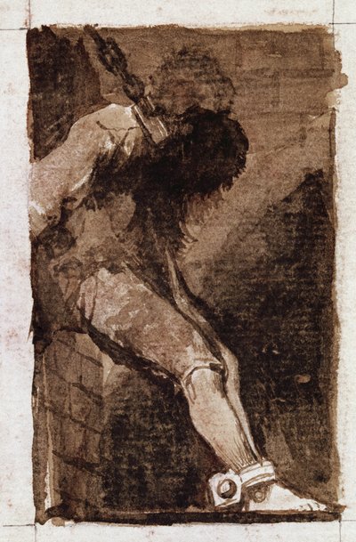 犯罪者だったらすぐに死んでしまう。(アクアチント、1810年頃) 作： Francisco de Goya