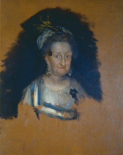 インファンタ・マリア・ジョゼファ、「シャルル4世の家族」の集合写真の下絵 作： Francisco Jose de Goya y Lucientes