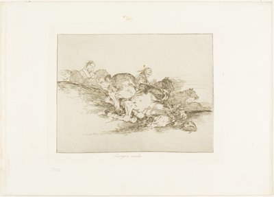 It Always Happens、The Disaster of War のプレート 8 作： Francisco Jose de Goya y Lucientes