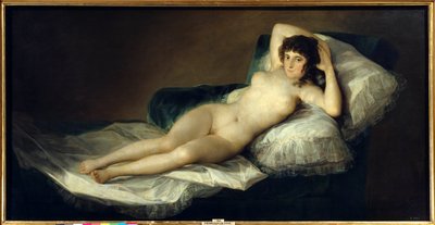 裸のマーヤ 1800年頃 油彩・カンヴァス 作： Francisco Jose de Goya y Lucientes