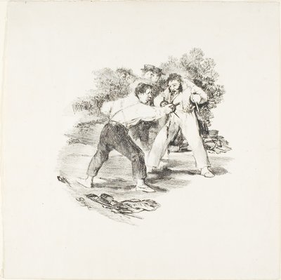 モダンデュエル 作： Francisco Jose de Goya y Lucientes