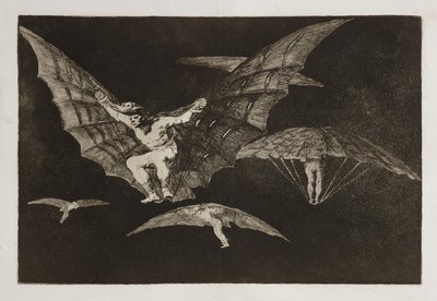 飛ぶ方法 作： Francisco Jose de Goya y Lucientes