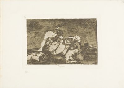 The Disaster of War のプレート 10 作： Francisco Jose de Goya y Lucientes