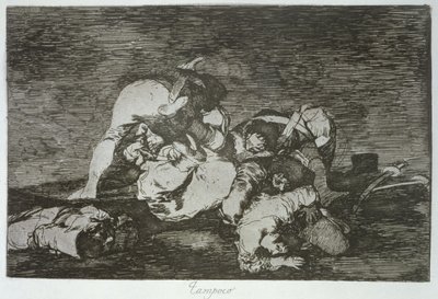 「The Disasters of War」のプレート 10 作： Francisco Jose de Goya y Lucientes