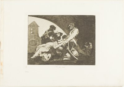 これらも、The Disasters of War のプレート 11 作： Francisco Jose de Goya y Lucientes