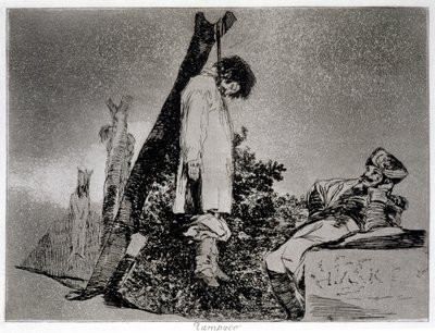 この場合も、「The Disasters of War」のプレート 36 作： Francisco Jose de Goya y Lucientes