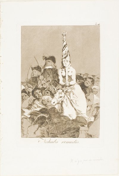 ロス カプリチョスのプレート 24 作： Francisco Jose de Goya y Lucientes