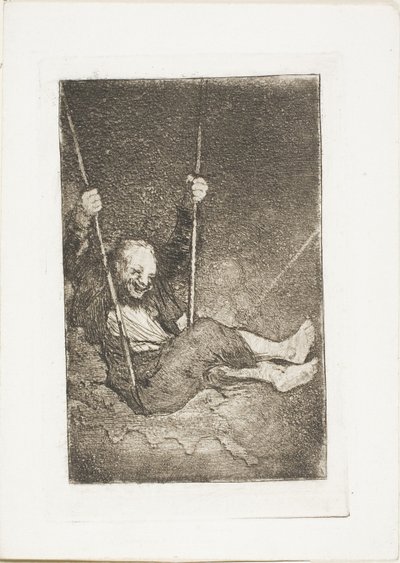 ブランコに乗る老人 作： Francisco Jose de Goya y Lucientes