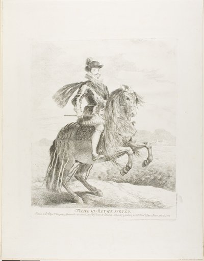 フィリップ3世 作： Francisco Jose de Goya y Lucientes