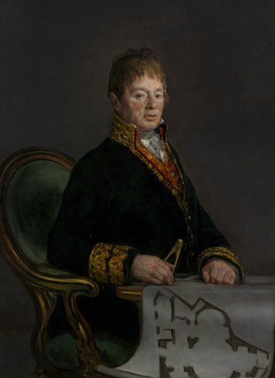 ドンファンアントニオクエルボの肖像、1819年 作： Francisco de Goya