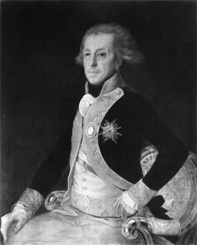 「エル・ジェネラル・リカルドスの肖像」 作： Francisco Jose de Goya y Lucientes