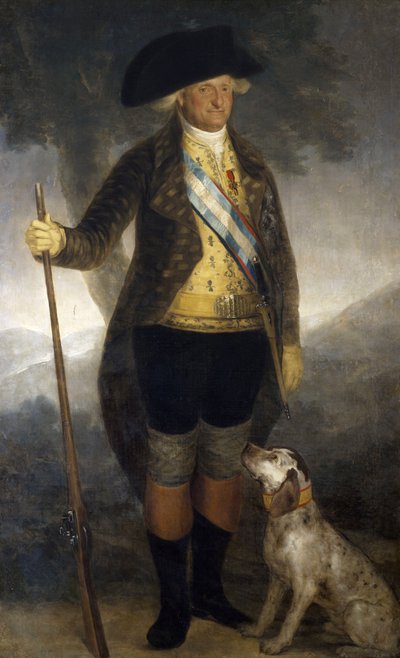 スペイン王チャールズ4世（1749-1819）の肖像 18世紀後半 フランシスコ・ゴヤ作 油彩・キャンバス 209x126cm 作： Francisco Jose de Goya y Lucientes