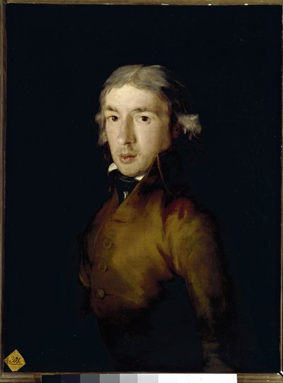 スペインの詩人・劇作家、レアンドロ・フェルナンデス・デ・モラティンの肖像。(油彩・キャンバス 作： Francisco de Goya