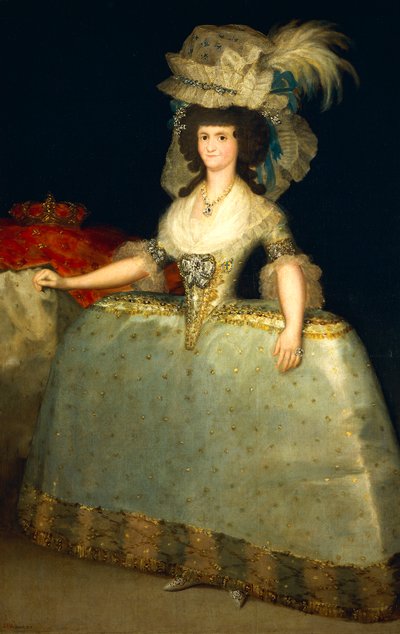 マリア・ルイサ・ド・パルマの肖像 作： Francisco Jose de Goya y Lucientes