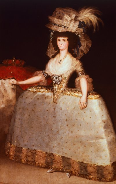 マリア・ルイサ女王 作： Francisco Jose de Goya y Lucientes