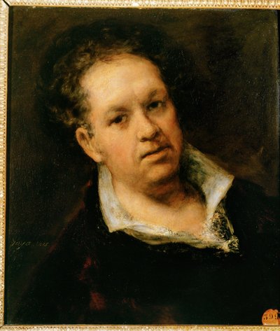 自画像...（キャンバスに描く） 作： Francisco Jose de Goya y Lucientes