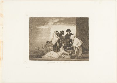ミレーのおかげで、『戦争の惨事』のプレート 51 作： Francisco Jose de Goya y Lucientes