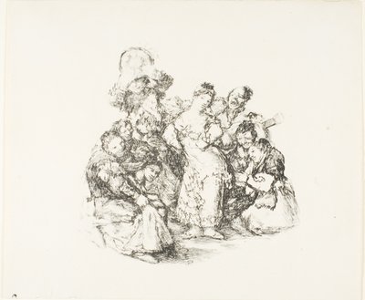 アンダルシアの踊り 作： Francisco Jose de Goya y Lucientes