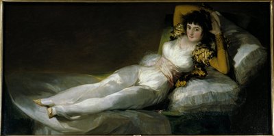 着衣のマーヤ》1798-1805年頃（油彩・カンヴァス） 作： Francisco Jose de Goya y Lucientes