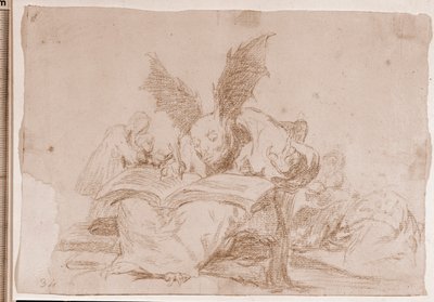 The Disasters of War : Against the common good (preparation drawing) 作： Francisco de Goya