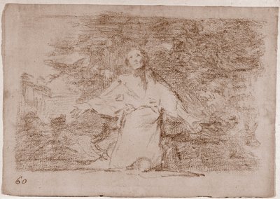 戦争の悲惨さ：何が起こるかわからない悲観的な予感（準備のための絵 作： Francisco de Goya