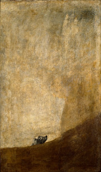 犬 作： Francisco de Goya