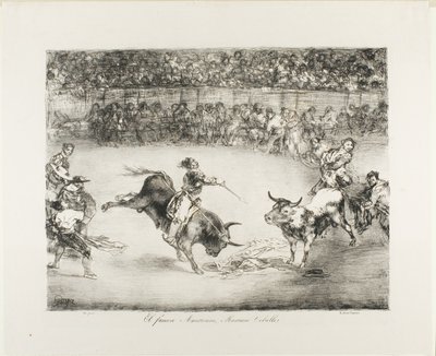 『ボルドーの雄牛』の有名なアメリカ人、マリアーノ・セバージョス 作： Francisco Jose de Goya y Lucientes
