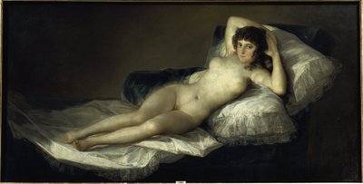 裸のマーヤ 1798-1805年頃 油彩・カンヴァス 作： Francisco Jose de Goya y Lucientes