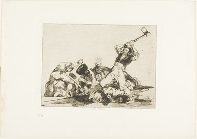 The Same、The Disasters of War のプレート 3 作： Francisco Jose de Goya y Lucientes