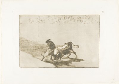 The Art of Bullfighting の 14 プレート 作： Francisco Jose de Goya y Lucientes