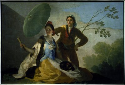 日傘-フランシスコ・ゴヤ・イ・ルシエンテスによる絵画 作： Francisco de Goya