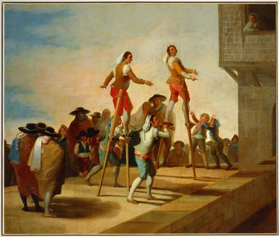 竹馬プラドにあるタペストリーのための絵（キャンバスに描かれた絵） 作： Francisco Jose de Goya y Lucientes