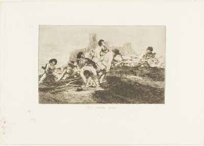 They Can still be of use、『The Disasters of War』のプレート 24 作： Francisco Jose de Goya y Lucientes