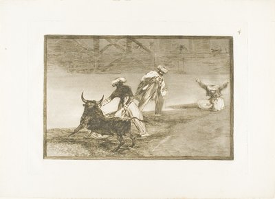 The Art of Bullfighting のプレート 4、The Art of Bullfighting のプレート 4 作： Francisco Jose de Goya y Lucientes
