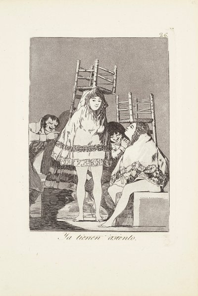 彼らはすでに席プレート 26 を獲得しています: Los Caprichos 作： Francisco Jose de Goya y Lucientes