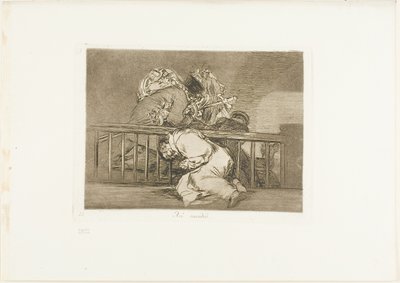 This is How it Happened、The Disasters of War のプレート 47 作： Francisco Jose de Goya y Lucientes