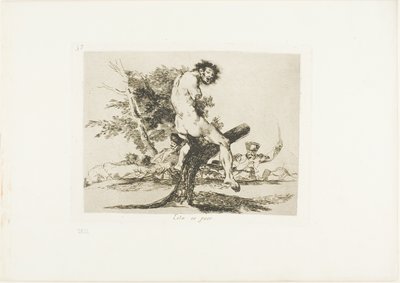 これは最悪です、『戦争の惨事』のプレート 37 作： Francisco Jose de Goya y Lucientes