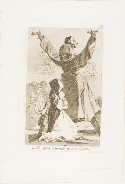 What a Tailor Can Do!、ロス カプリチョスのプレート 52 作： Francisco Jose de Goya y Lucientes