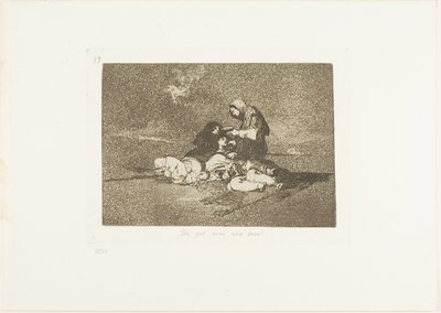 カップの使用とは何ですか?、「戦争の災害」のプレート 59 作： Francisco Jose de Goya y Lucientes