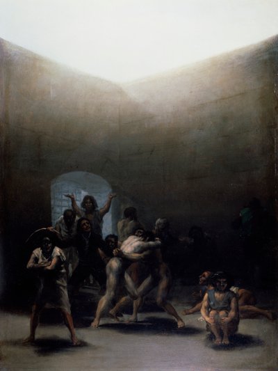 ヤード・ウィズ・ルナティクス 作： Francisco Jose de Goya y Lucientes