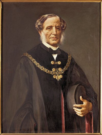 スペインの政治家マヌエル・セイハス・ロサノ (1800-1868) の肖像 作： Francisco Jover y Casanova