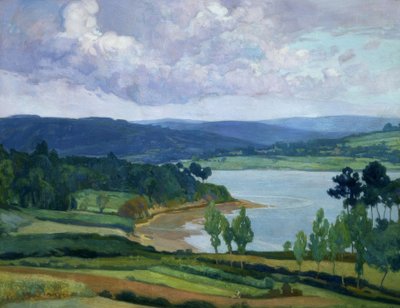 RIA GALLEGA-OLEO - LIENZO – 90X126–1930 - 36– 作： Francisco Llorens Diaz