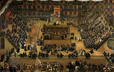マヨール広場のオートダフェ 作： Francisco Rizi