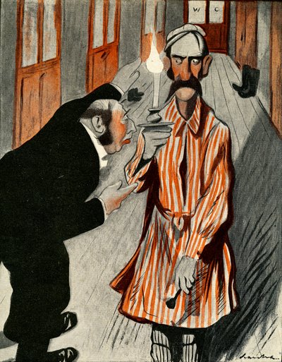 1903年のフレンチホテルのスタッフの助けを借りて不機嫌そうなイギリス人 作： Francisco Sancha y Lengo