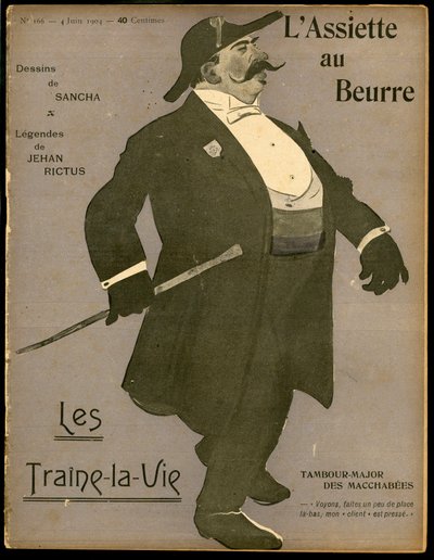 The Butter Plate」166号の表紙、Satirique en Colours 作： Francisco Sancha y Lengo