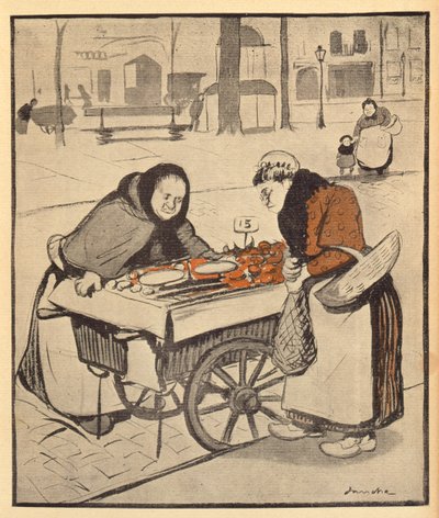 LAssiette au Beurre、1902年3月8日（カラー彫刻）から、これは少し高価に思えます 作： Francisco Sancha y Lengo