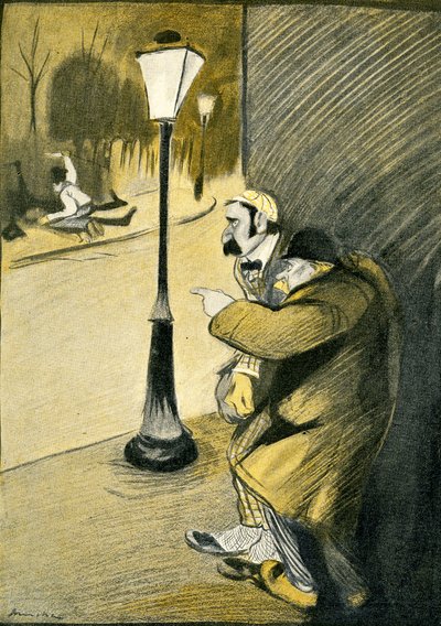 1903年にフランスで刺された2人のイギリス人 作： Francisco Sancha y Lengo