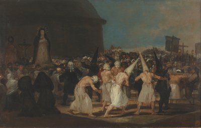 鞭毛の行列 作： Francisco de Goya