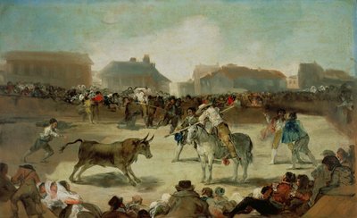 村闘牛 作： Francisco de Goya